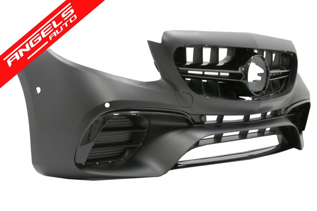 Bara Fata compatibila cu Mercedes E-Class W213 S213 C238 A238(2016-2019) E63 Look Black - imagine 2