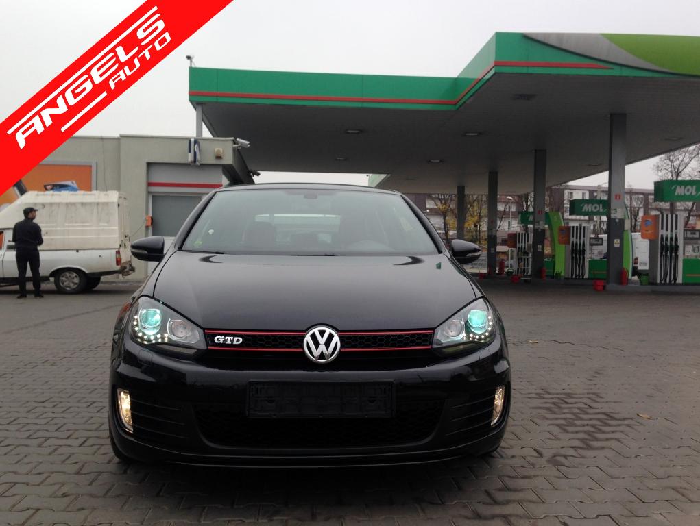Bara Fata compatibila cu VW Golf 6 GTI (2008-2013) GTI Look - imagine 7