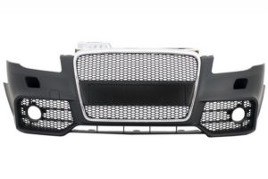 Bara Fata RS compatibila cu Audi A4 B7 Facelift (2004-2008) RS4 Crom si Negru Design