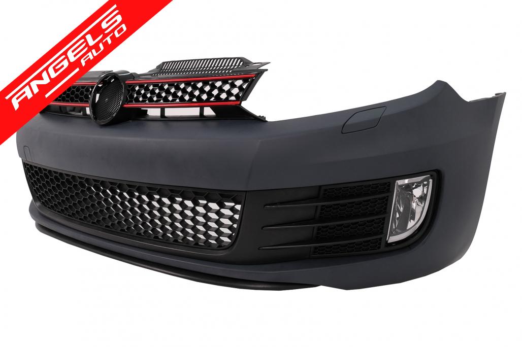 Bara Fata cu Faruri LED U Design Semnal Dinamic compatibile cu VW Golf VI 6 (2008-2013) GTI Look - imagine 3