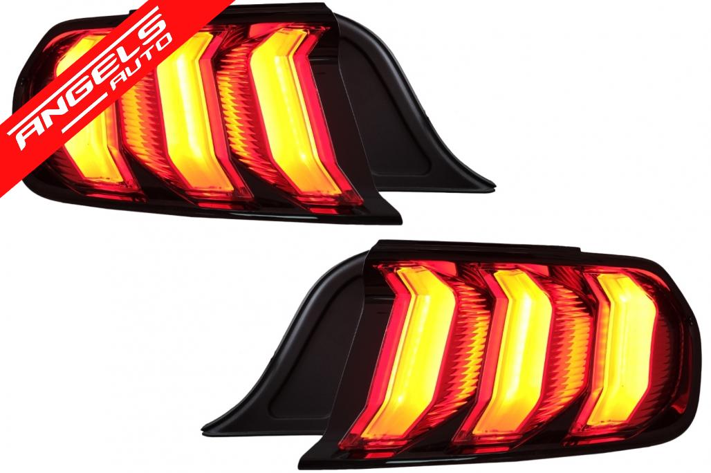 Stopuri Full LED compatibile cu Ford Mustang VI S550 (2015-2019) Semnal Dinamic - imagine 5