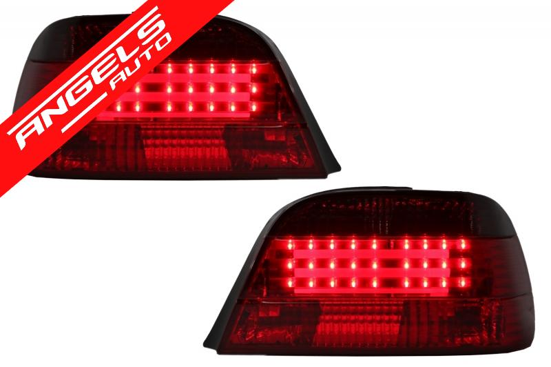 Stopuri LED compatibile cu BMW Seria 7 E38 (06.1994-07.2001) Rosu/Fumuriu - imagine 2