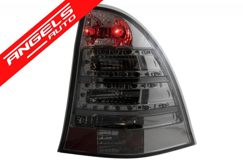 Stopuri LED compatibile cu Mercedes C-Class S203 Station Wagon (2001-2007) Fumuriu - imagine 4