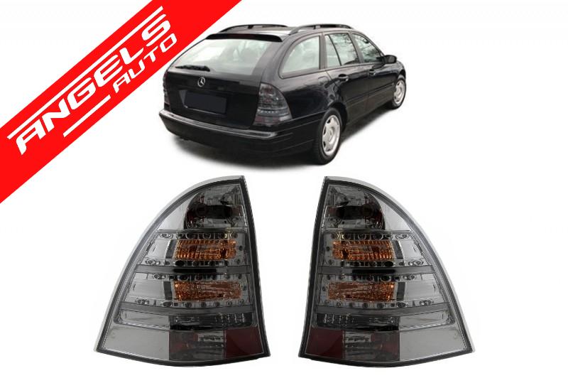 Stopuri LED compatibile cu Mercedes C-Class S203 Station Wagon (2001-2007) Fumuriu - imagine 8