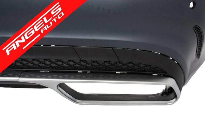 Bara Spate AMG compatibila cu E-Class Facelift 13+ E63 A-Design cu Tipsuri - imagine 4