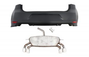 Bara Spate compatibila cu VW compatibila cu Golf 7 (2013-2017) R cu Sistem de Evacuare