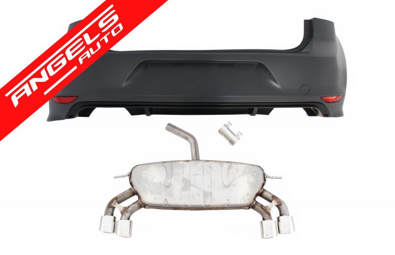 Bara Spate compatibila cu VW compatibila cu Golf 7 (2013-2017) R cu Sistem de Evacuare