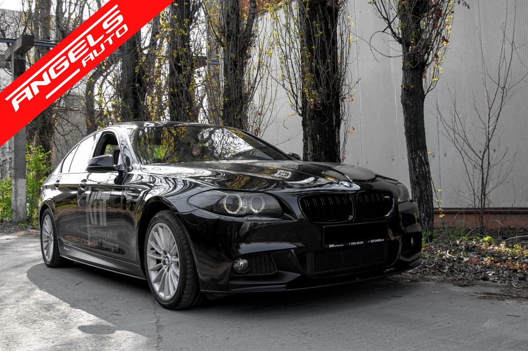 Extensii Praguri compatibile cu BMW Seria 5 F10 F11 (2011-up) M-Performance Design - imagine 4