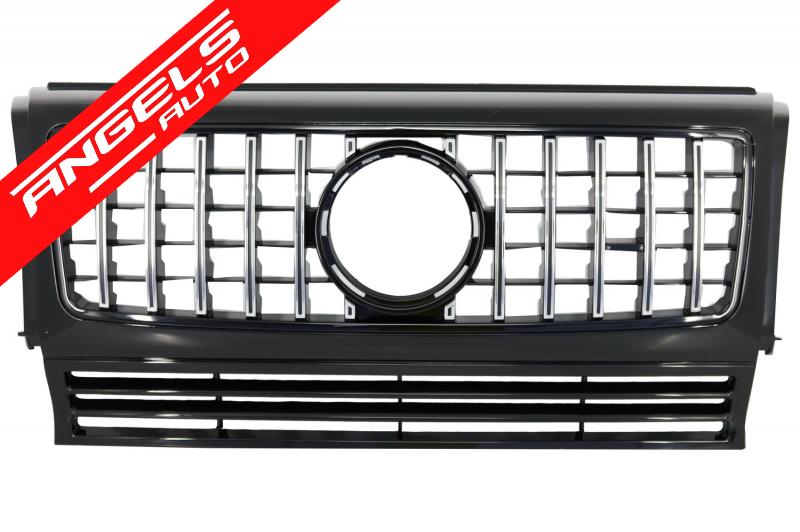 Bara Fata AMG compatibila cu Mercedes G-Class W463 (1989-2017) Cu Grila GT-R - imagine 4