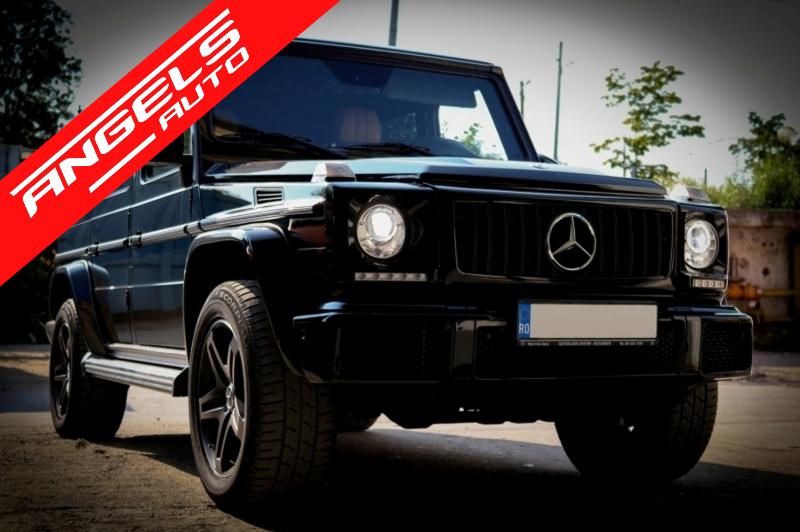 Bara Fata AMG compatibila cu Mercedes G-Class W463 1989-2017 Grila GT-R Panamericana - imagine 8