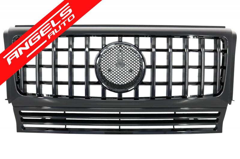 Kit compatibil cu Mercedes G-Class W463 2005-2012 Pachet G65 cu Faruri Bi-Xenon LED - imagine 5