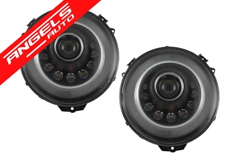 Kit compatibil cu Mercedes G-Class W463 2005-2012 Pachet G65 cu Faruri Bi-Xenon LED - imagine 3
