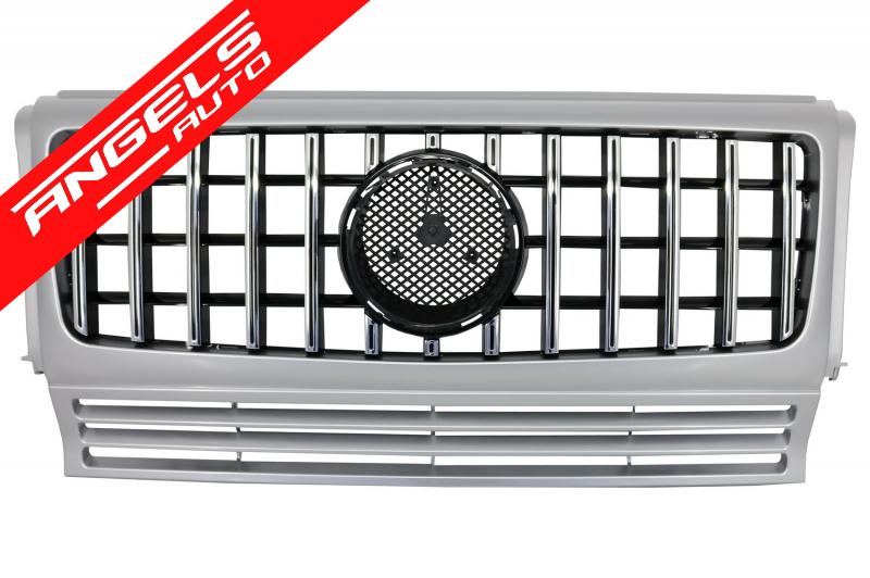 Bara Fata AMG cu Grila compatibila cu Mercedes G-Class W463 (1989-2017) G65 - imagine 4