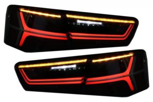 Stopuri Full LED compatibile cu Audi A6 C7 4G (11-14) Facelift Semnalizare Dinamica