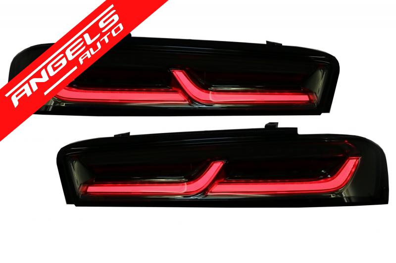 Stopuri FULL LED compatibile cu Chevrolet CAMARO (2015-up) Semnal Dinamic Secvential - imagine 2
