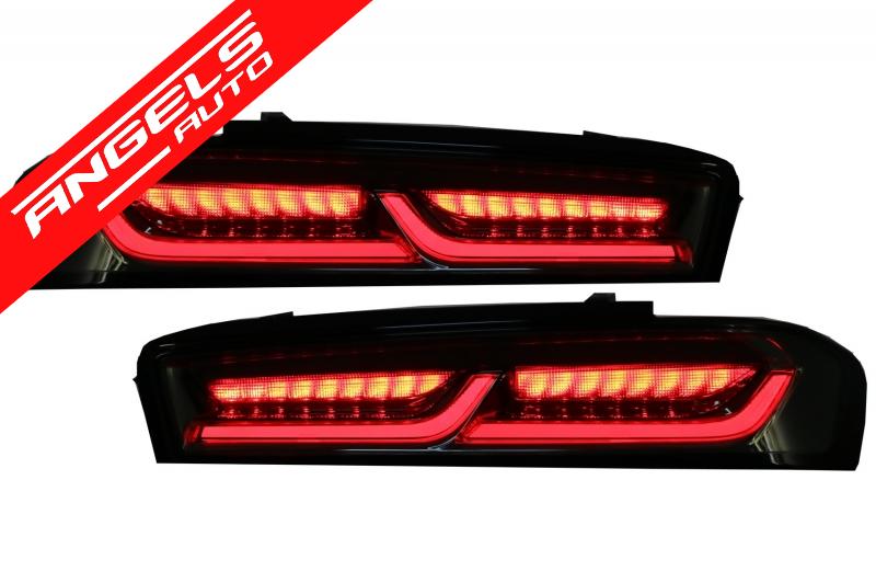 Stopuri FULL LED compatibile cu Chevrolet CAMARO (2015-up) Semnal Dinamic Secvential - imagine 4