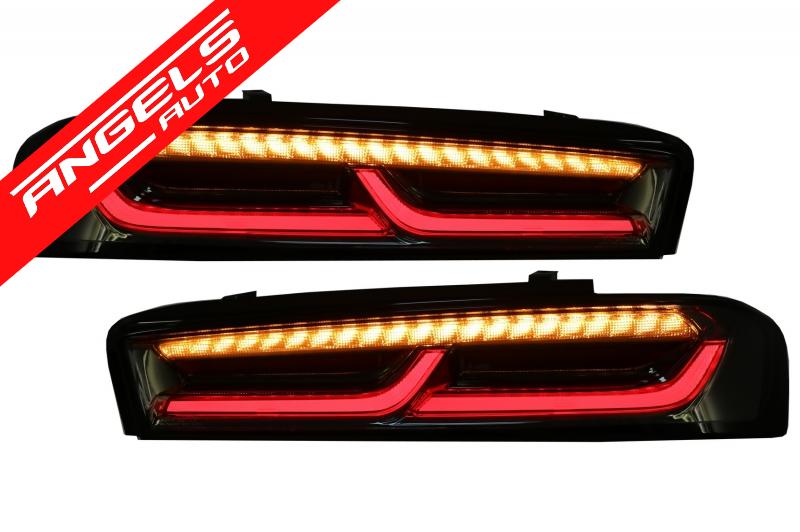 Stopuri FULL LED compatibile cu Chevrolet CAMARO (2015-up) Semnal Dinamic Secvential - imagine 5