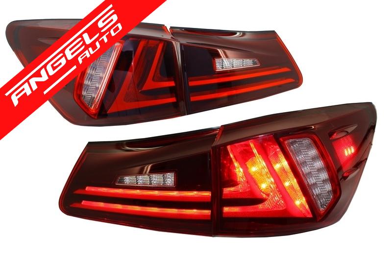 Stopuri LED compatibile cu Lexus IS XE20 (2006-2012) Facelift New XE30 Rosu Clar