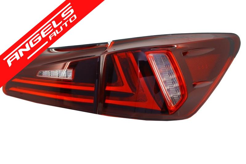 Stopuri LED compatibile cu Lexus IS XE20 (2006-2012) Facelift New XE30 Rosu Clar - imagine 8