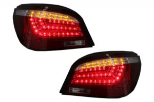 Stopuri LED compatibile cu BMW Seria 5 E60 (04.2003-03.2007) Rosu Clar Light Bar