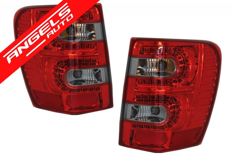 Stopuri LED compatibile cu Jeep Grand Cherokee (1999-05.2005) Rosu Fumuriu