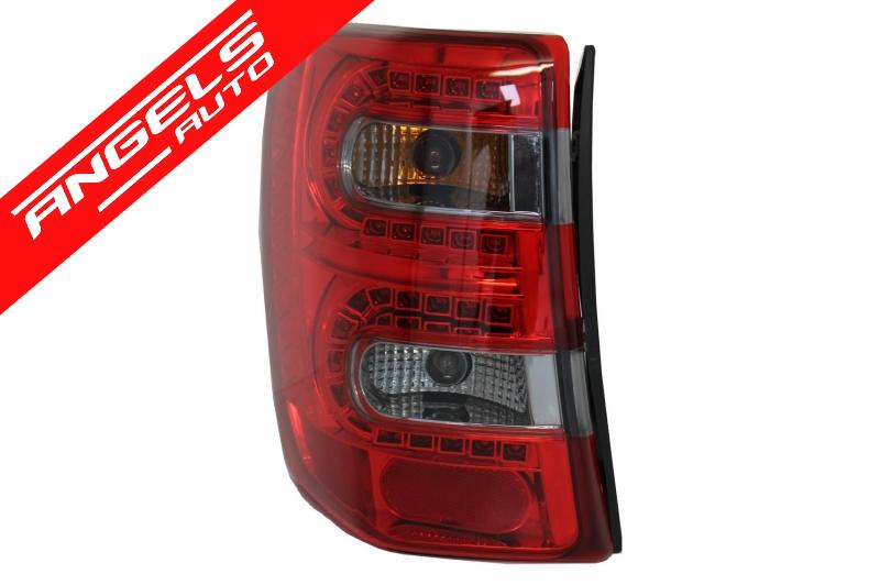 Stopuri LED compatibile cu Jeep Grand Cherokee (1999-05.2005) Rosu Fumuriu - imagine 2