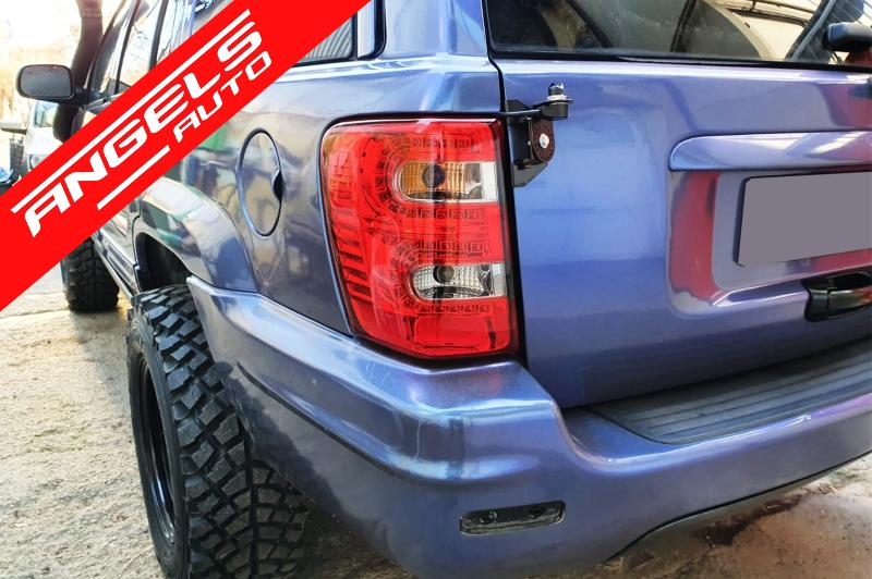 Stopuri LED compatibile cu Jeep Grand Cherokee (1999-05.2005) Rosu Fumuriu - imagine 6