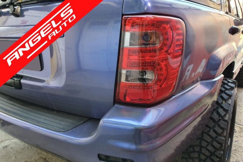 Stopuri LED compatibile cu Jeep Grand Cherokee (1999-05.2005) Rosu Fumuriu - imagine 7