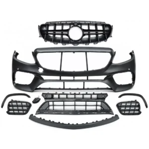Bara Fata compatibila cu Mercedes E-Class W213 S213 C238 A238(2016-2019) E63 Look Black