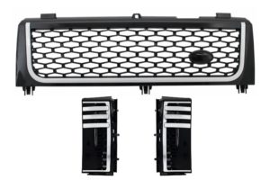 Grila Grile compatibila cu Range Rover Vogue (2002-2006) Negru/Argintiu Autobiography
