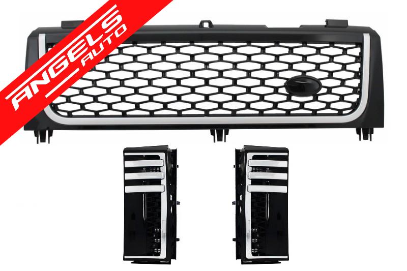 Grila Grile compatibila cu Range Rover Vogue (2002-2006) Negru/Argintiu Autobiography