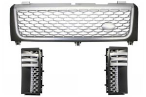 Grila Grile compatibila cu ROVER Vogue (2002-2005) Black Silver Autobiography