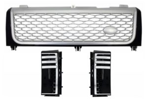 Grila Grile compatibila cu Range Rover Vogue (2002-2006) Negru Gri Autobiography