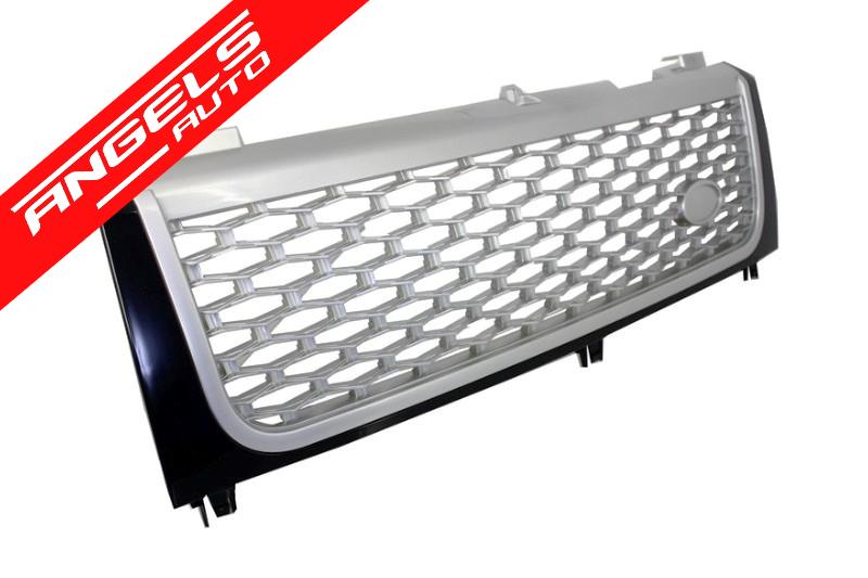 Grila Grile compatibila cu Range Rover Vogue (2002-2006) Negru Gri Autobiography - imagine 3