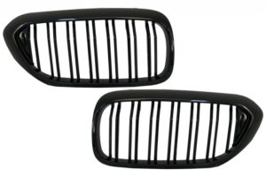 Grile compatibile cu BMW Seria 5 G30 G31 (2017-Up) Negru Lucios M Design
