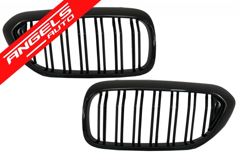 Grile compatibile cu BMW Seria 5 G30 G31 (2017-Up) Negru Lucios M Design