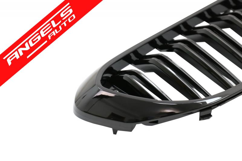 Grile compatibile cu BMW Seria 5 G30 G31 (2017-Up) Negru Lucios M Design - imagine 3