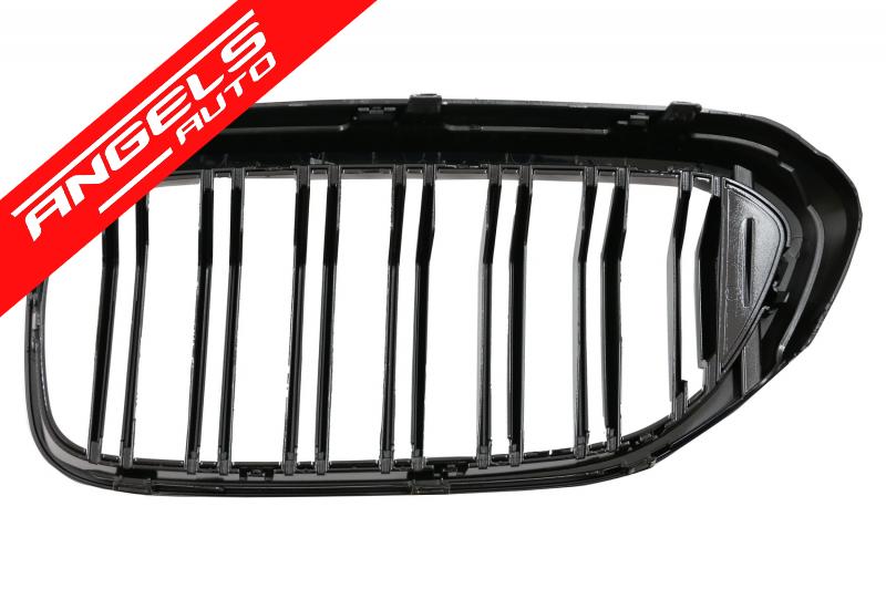Grile compatibile cu BMW Seria 5 G30 G31 (2017-Up) Negru Lucios M Design - imagine 4