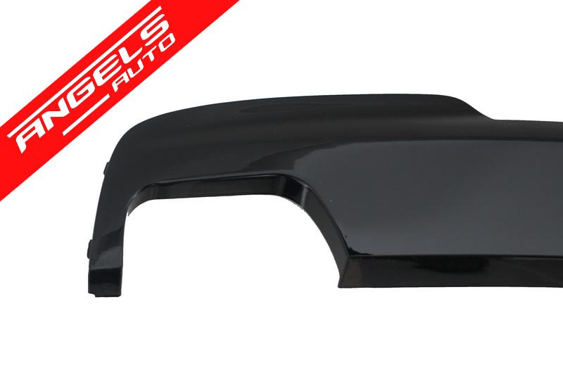 Difuzor Bara Spate cu Evacuare Dubla compatibil cu BMW Seria 5 F10 F11 (2011-2017) M-Technik 550i - imagine 3