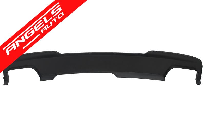 Difuzor Bara Spate cu Evacuare Dubla compatibil cu BMW Seria 5 F10 F11 (2011-2017) M-Technik 550i - imagine 4