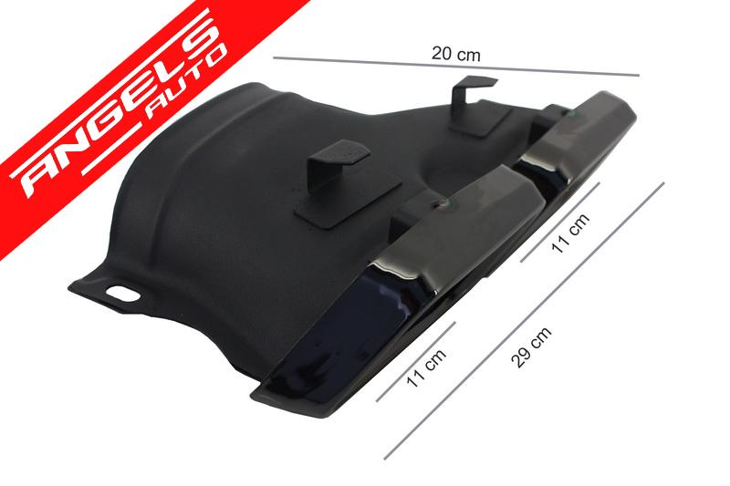 Difuzor Bara Spate compatibil cu Mercedes C-Class W205 S205 2014-2018 C63 AMG Negru - imagine 6