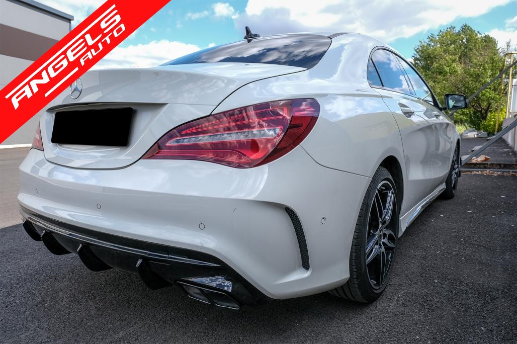 Difuzor Bara Spate compatibil cu Mercedes W117 CLA (2013-2018) Facelift CLA45 AMG - imagine 8