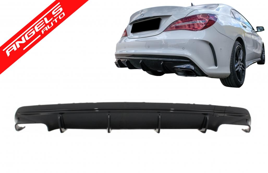 Difuzor Bara Spate compatibil cu Mercedes W117 CLA (2013-2018) Facelift CLA45 AMG - imagine 7