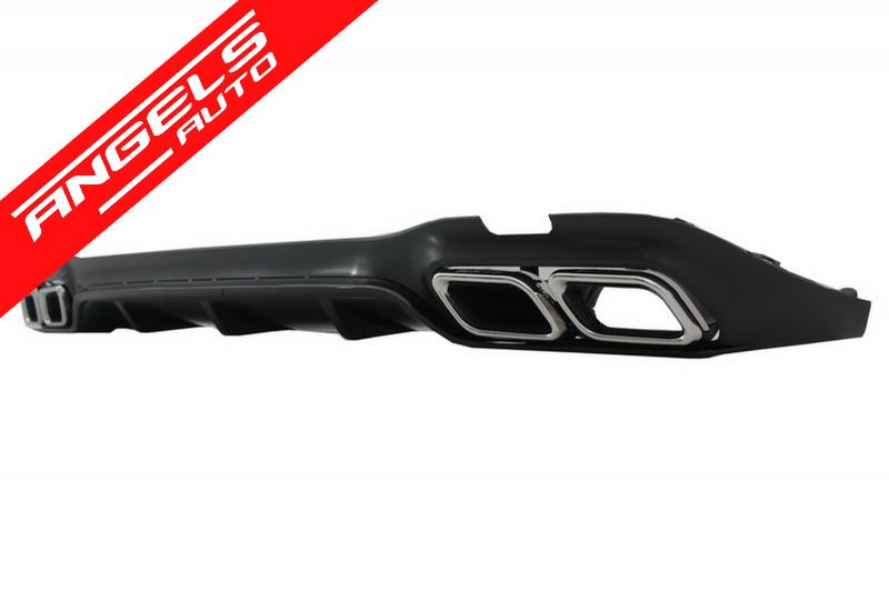 Difuzor Bara Spate compatibil cu Mercedes E-Class W213 (2016+) E63 Design Black - imagine 2