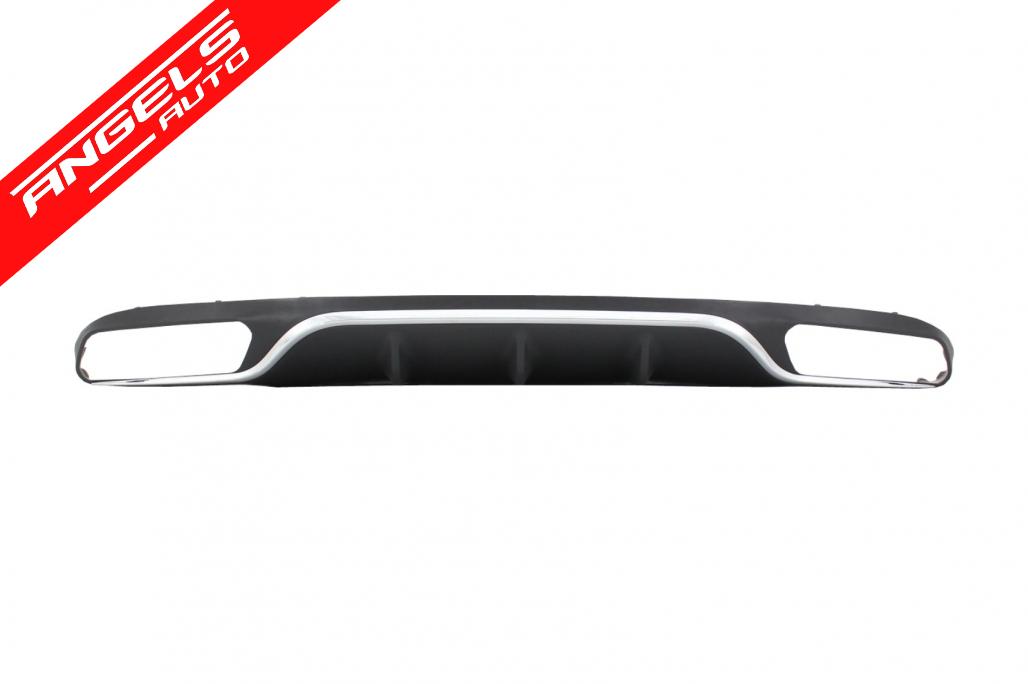 Difuzor Bara Spate compatibil cu Mercedes E-Class W213 S213 Standard (2016-2019) E63 Look Crom