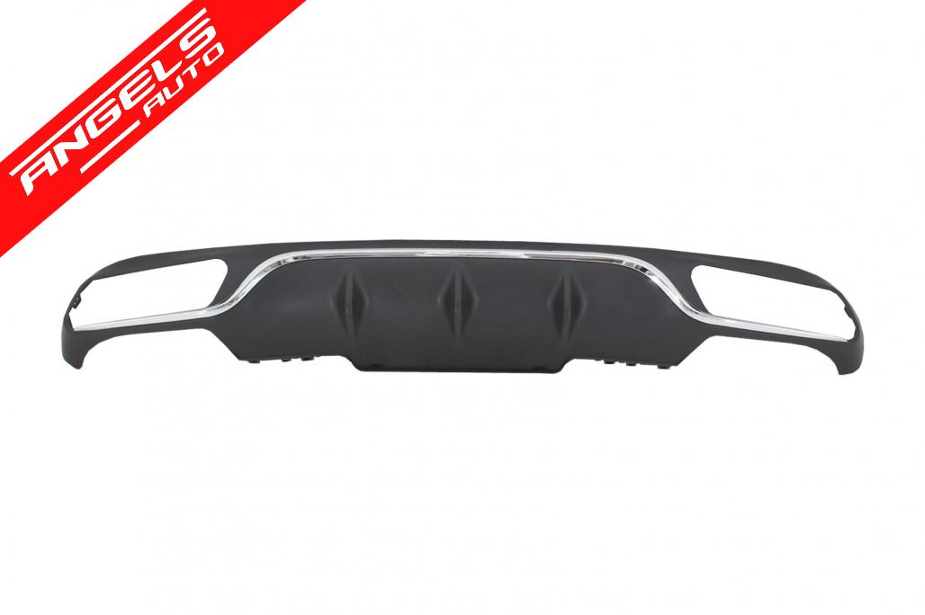 Difuzor Bara Spate compatibil cu Mercedes E-Class W213 S213 Standard (2016-2019) E63 Look Crom - imagine 2