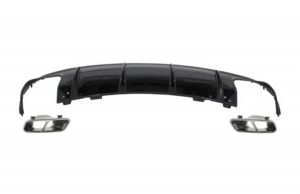 Difuzor Bara Spate compatibil cu Mercedes W117 CLA (2013-2018) Facelift CLA45 Look