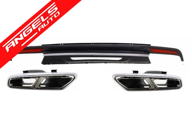 Difuzor Bara Spate compatibil cu Mercedes S-Class W222 (2013-up) S65 AMG Design