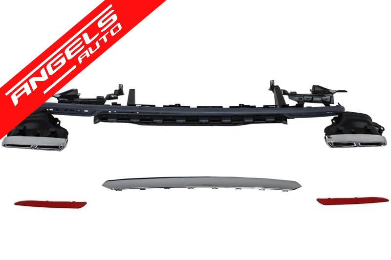 Difuzor Bara Spate compatibil cu Mercedes S-Class W222 (2013-up) S65 AMG Design - imagine 2