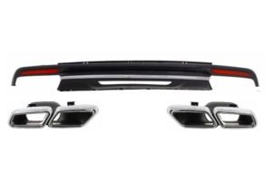 Difuzor Bara Spate compatibil cu Mercedes S-Class W222 (2013-up) S63 AMG
